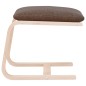 vidaXL Fußhocker Dunkelbraun 51x41x40 cm Stoff vidaXL Fußhocker Dunkelbraun 51x41x40 cm Stoff