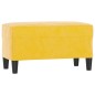 vidaXL Sitzbank Gelb 70x35x41 cm Samt vidaXL Sitzbank Gelb 70x35x41 cm Samt