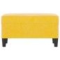 vidaXL Sitzbank Gelb 70x35x41 cm Samt vidaXL Sitzbank Gelb 70x35x41 cm Samt