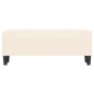 vidaXL Sitzbank Creme 100x35x41 cm Samt vidaXL Sitzbank Creme 100x35x41 cm Samt