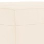vidaXL Sitzbank Creme 100x35x41 cm Samt vidaXL Sitzbank Creme 100x35x41 cm Samt