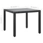 vidaXL 5-tlg. Garten-Essgruppe Poly Rattan Schwarz vidaXL 5-tlg. Garten-Essgruppe Poly Rattan Schwarz