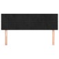 vidaXL Kopfteile 2 Stk. Schwarz 72x5x78/88 cm Samt