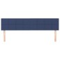 vidaXL Kopfteile 2 Stk. Blau 100x5x78/88 cm Stoff vidaXL Kopfteile 2 Stk. Blau 100x5x78/88 cm Stoff