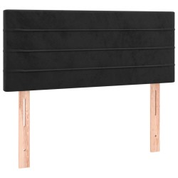 vidaXL Kopfteil Schwarz 90x5x78/88 cm Samt