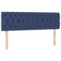 vidaXL Kopfteile 2 Stk. Blau 72x7x78/88 cm Stoff vidaXL Kopfteile 2 Stk. Blau 72x7x78/88 cm Stoff