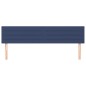 vidaXL Kopfteile 2 Stk. Blau 80x5x78/88 cm Stoff