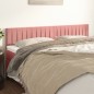 vidaXL Kopfteile 2 Stk. Rosa 100x5x78/88 cm Samt vidaXL Kopfteile 2 Stk. Rosa 100x5x78/88 cm Samt