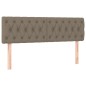 vidaXL Kopfteile 2 Stk. Taupe 72x7x78/88 cm Stoff vidaXL Kopfteile 2 Stk. Taupe 72x7x78/88 cm Stoff