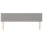 vidaXL Kopfteile 2 Stk. Hellgrau 80x5x78/88 cm Stoff vidaXL Kopfteile 2 Stk. Hellgrau 80x5x78/88 cm Stoff