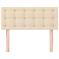 vidaXL Kopfteil Creme 90x5x78/88 cm Stoff