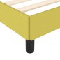 vidaXL Bettgestell Grün 140x190 cm Stoff vidaXL Bettgestell Grün 140x190 cm Stoff