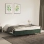 Bettgestell Dunkelgrün 180x200 cm Samt Bettgestell Dunkelgrün 180x200 cm Samt