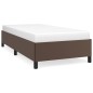 vidaXL Bettgestell Braun 90x190 cm Kunstleder vidaXL Bettgestell Braun 90x190 cm Kunstleder