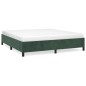 Bettgestell Dunkelgrün 180x200 cm Samt Bettgestell Dunkelgrün 180x200 cm Samt