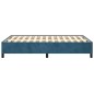 vidaXL Bettgestell ohne Matratze Dunkelblau 120x200 cm Samt vidaXL Bettgestell ohne Matratze Dunkelblau 120x200 cm Samt