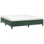 Bettgestell Dunkelgrün 180x200 cm Samt Bettgestell Dunkelgrün 180x200 cm Samt