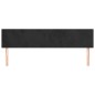 vidaXL Kopfteile 2 Stk. Schwarz 80x5x78/88 cm Samt