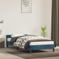 vidaXL Bettgestell mit Kopfteil Dunkelblau 80x200 cm Samt vidaXL Bettgestell mit Kopfteil Dunkelblau 80x200 cm Samt