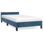 vidaXL Bettgestell mit Kopfteil Dunkelblau 80x200 cm Samt vidaXL Bettgestell mit Kopfteil Dunkelblau 80x200 cm Samt