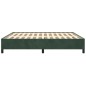 Bettgestell Dunkelgrün 180x200 cm Samt Bettgestell Dunkelgrün 180x200 cm Samt