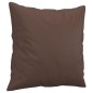 vidaXL Zierkissen 2 Stk. Braun 40x40 cm Kunstleder vidaXL Zierkissen 2 Stk. Braun 40x40 cm Kunstleder
