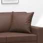 vidaXL Zierkissen 2 Stk. Braun 40x40 cm Kunstleder vidaXL Zierkissen 2 Stk. Braun 40x40 cm Kunstleder