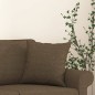 vidaXL Zierkissen 2 Stk. Braun 40x40 cm Stoff vidaXL Zierkissen 2 Stk. Braun 40x40 cm Stoff