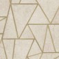 DUTCH WALLCOVERINGS Tapete Dreieck Beige und Gold DUTCH WALLCOVERINGS Tapete Dreieck Beige und Gold