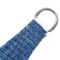HI Sonnensegel mit 100 LED Blau 3x3x3 m HI Sonnensegel mit 100 LED Blau 3x3x3 m