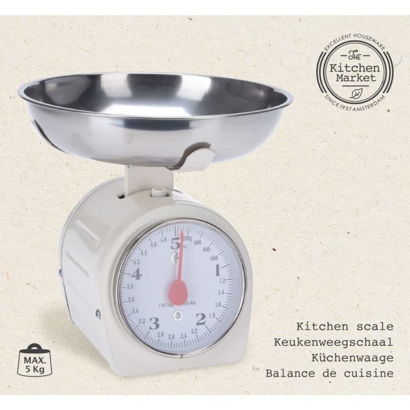 Excellent Houseware Küchenwaage 5 kg Metall Excellent Houseware Küchenwaage 5 kg Metall