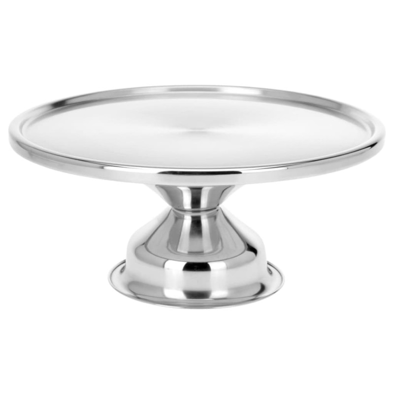 Excellent Houseware Tortenplatte 33 cm Edelstahl Excellent Houseware Tortenplatte 33 cm Edelstahl
