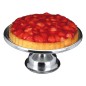 Excellent Houseware Tortenplatte 33 cm Edelstahl Excellent Houseware Tortenplatte 33 cm Edelstahl