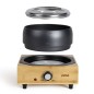 Livoo Fonduetopf 2 L 800 W Schwarz und Holz für 8 Personen Livoo Fonduetopf 2 L 800 W Schwarz und Holz für 8 Personen