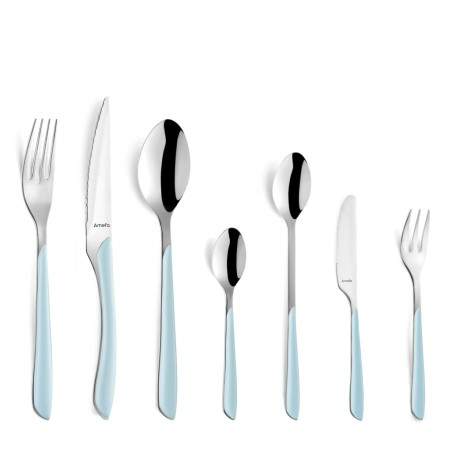 Amefa 26-tlg. Besteck-Set Eclat All You Need Himmelblau