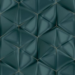 DUTCH WALLCOVERINGS Tapete Onyx Grün