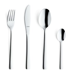 Amefa 24-tlg. Besteck-Set Padova Hochglanz-Silber