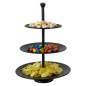 Excellent Houseware Etagere mit 3 Ablagen 36,5 cm Mattschwarz Excellent Houseware Etagere mit 3 Ablagen 36,5 cm Mattschwarz