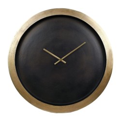 Gifts Amsterdam Wanduhr Avigon Aluminium Golden und Schwarz 55 cm
