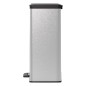 Curver Tretmülleimer Deco Rechteckig 65L Silbern Curver Tretmülleimer Deco Rechteckig 65L Silbern