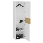 FMD Kleiderschrank mit 2 Türen 54,5x41,7x199,1 cm Weiß & Artisan-Eiche FMD Kleiderschrank mit 2 Türen 54,5x41,7x199,1 cm Weiß & Artisan-Eiche