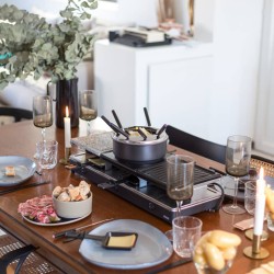 Livoo Raclette-, Grill- und Fondue-Set 12 Personen 1650 W