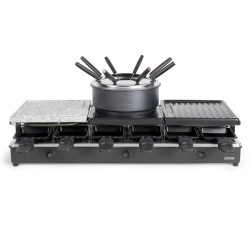 Livoo Raclette-, Grill- und Fondue-Set 12 Personen 1650 W