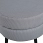 Venture Home Hocker Pot 40x40x40 cm Kord Schwarz und Grau Venture Home Hocker Pot 40x40x40 cm Kord Schwarz und Grau