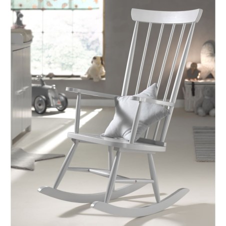 Vipack Schaukelstuhl Rocky Holz Grau