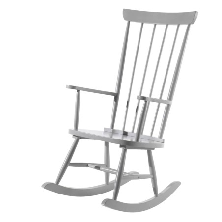 Vipack Schaukelstuhl Rocky Holz Grau