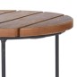 H&S Collection 2-tlg. Beistelltisch-Set Teak Braun H&S Collection 2-tlg. Beistelltisch-Set Teak Braun