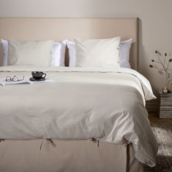 Venture Home Bettwäsche-Set Jenna 220x240 cm Baumwolle Sand