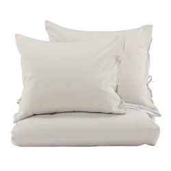 Venture Home Bettwäsche-Set Jenna 220x240 cm Baumwolle Sand