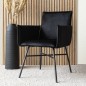 Venture Home Esszimmerstuhl Pippi Samt Schwarz Venture Home Esszimmerstuhl Pippi Samt Schwarz